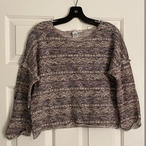 Aztec Print Sweater